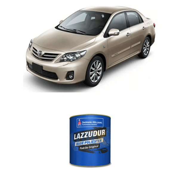 Tinta-Poliester-Bege-Aurora-Met-Toyota-4P9-09L Tinta-Poliester-Bege-Aurora-Met-Toyota-4P9-09L