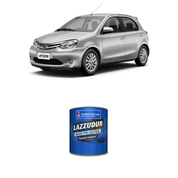 Tinta-Poliester-Prata-Soul-Metalico-Toyota-1H6-09L Tinta-Poliester-Prata-Soul-Metalico-Toyota-1H6-09L