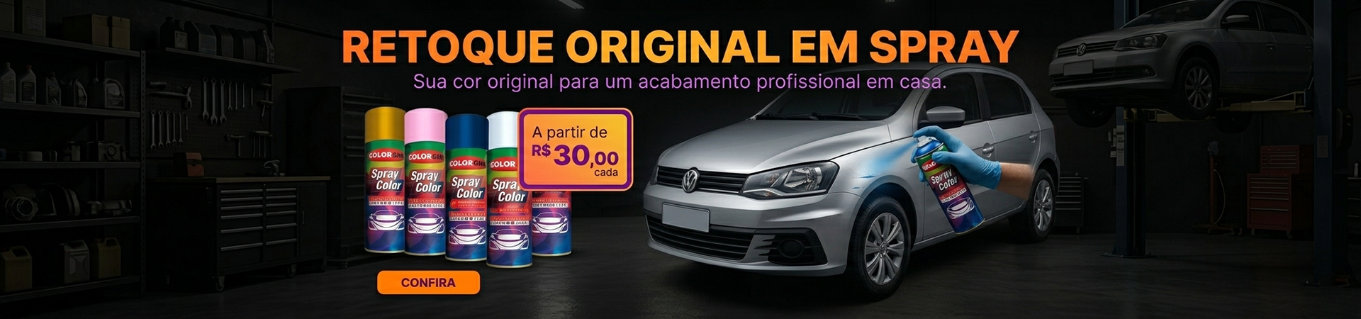 Spray cor carro